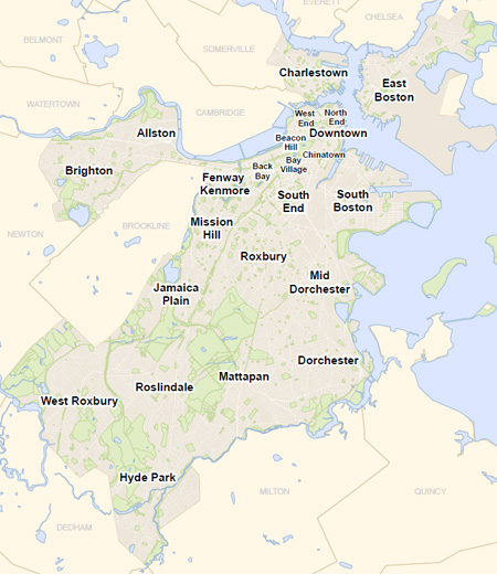 Boston Neighborhood Map